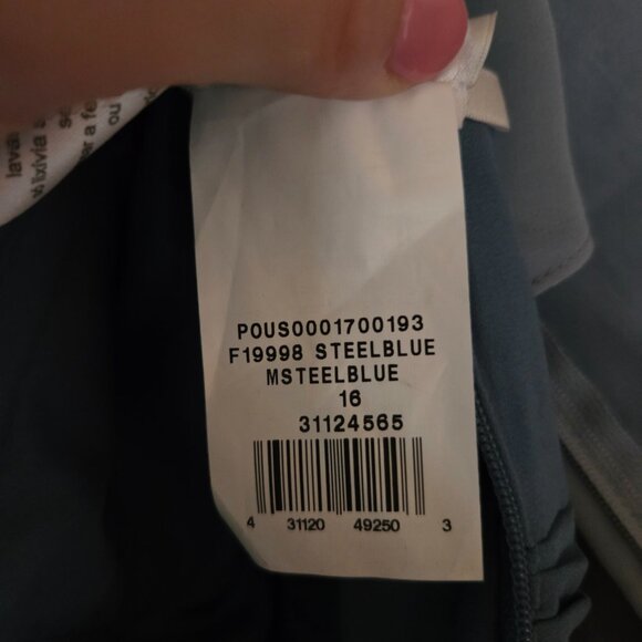 Steel Blue Bridesmaid Dress - Picture 3 of 3